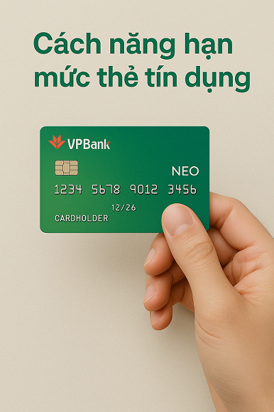 Cách nâng hạn mức thẻ tín dụng VPBank: Hướng dẫn chi tiết từ A-Z